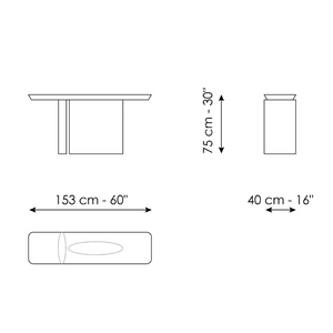 Veneered Wood Console Table | Bonaldo One | Italianfurniture.com