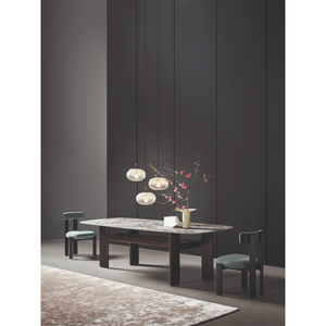 Wooden Top Oval Dining Table | Bonaldo Hippos | Italianfurniture.com