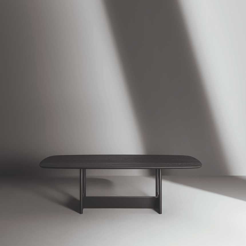 Glossy Marble Dining Table | Bonaldo Canvas | Italianfurniture.com