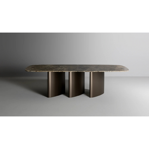 Wooden Three-Legged Dining Table | Bonaldo Louver | Italianfurniture.com