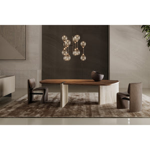 Modern Minimalist Wooden Dining Table | Bonaldo Flatiron | Italianfurniture.com