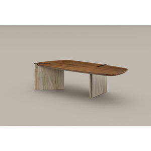 Modern Minimalist Wooden Dining Table | Bonaldo Flatiron | Italianfurniture.com