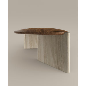 Modern Minimalist Wooden Dining Table | Bonaldo Flatiron | Italianfurniture.com
