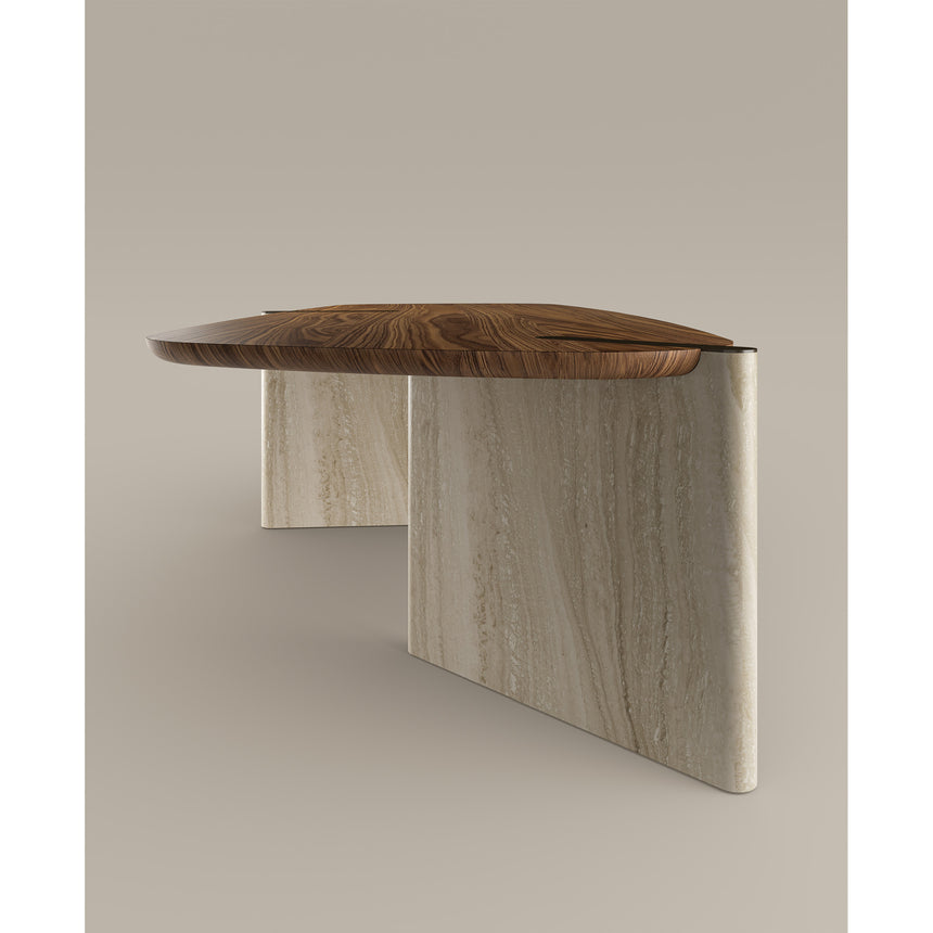 Modern Minimalist Wooden Dining Table | Bonaldo Flatiron | Italianfurniture.com