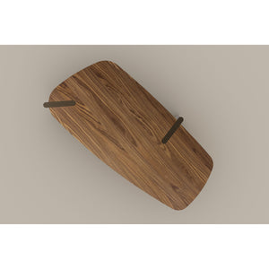 Modern Minimalist Wooden Dining Table | Bonaldo Flatiron | Italianfurniture.com