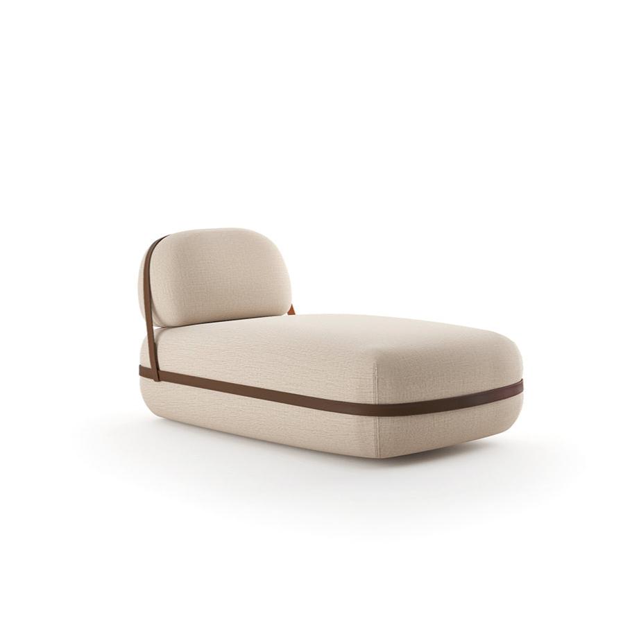 Modern Strapped Chaise Longue | Marac Bumper