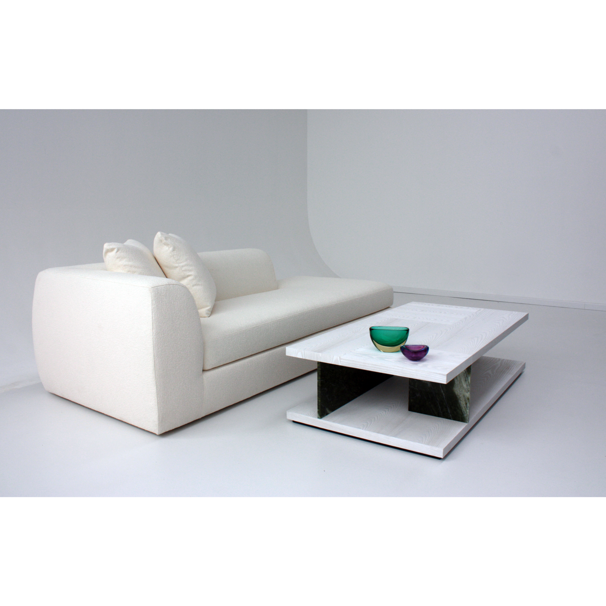 White Sandblasted Wood Coffee Table | Casa Casati Barcelona | Italianfurniture.com