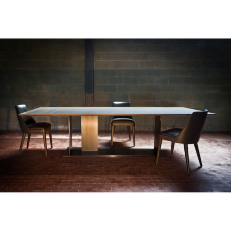 Chamfered Edged Dining Table | Casa Casati Berlino | Italianfurniture.com