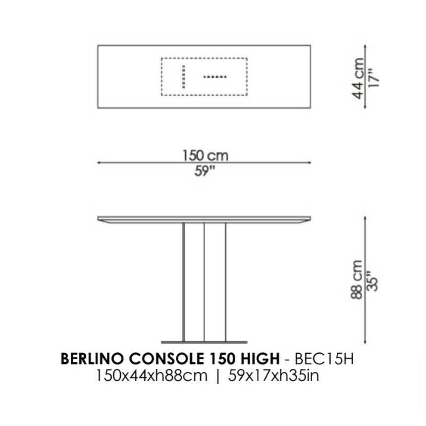 Mahogany Wood Console Table | Casa Casati Berlino | Italianfurniture.com