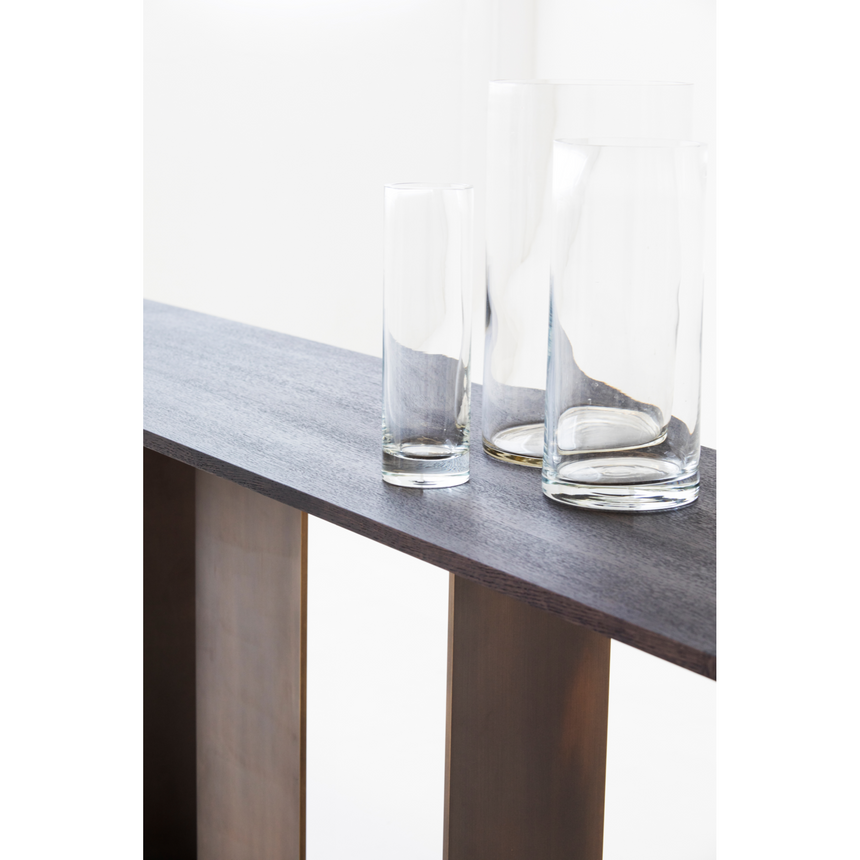 Matte Gray Oak Console Table | Casa Casati Berlino | Italianfurniture.com