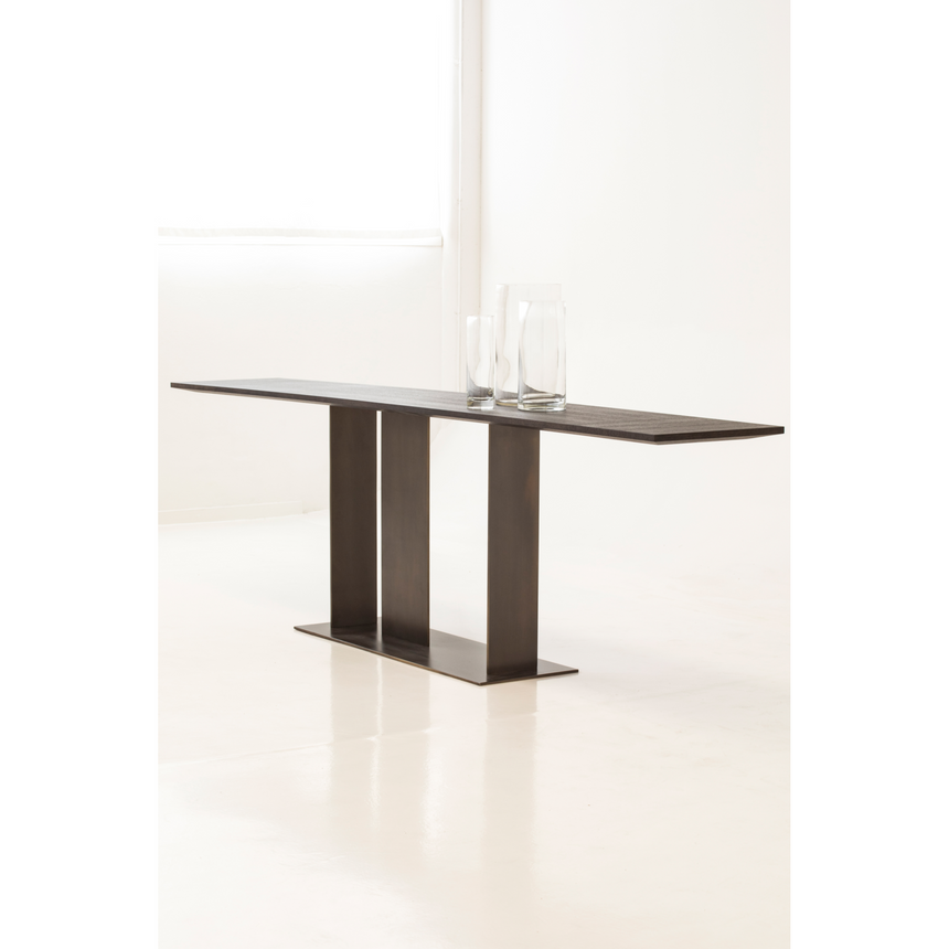 Matte Gray Oak Console Table | Casa Casati Berlino | Italianfurniture.com