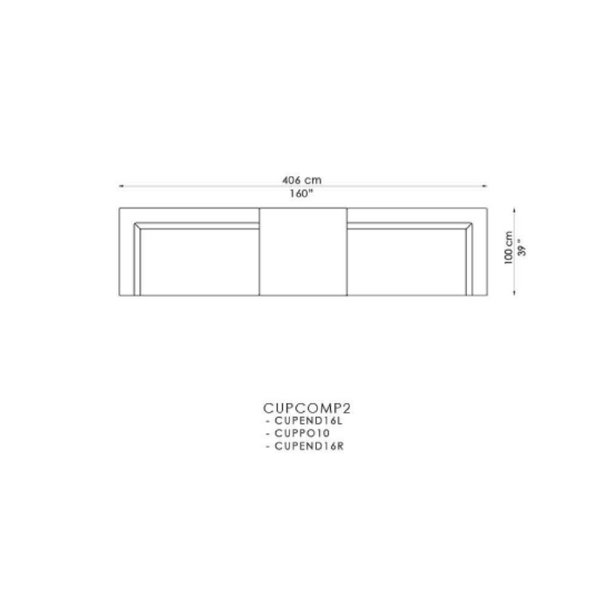 Sleek Upholstered Modular Sofa | Casa Casati Cupido | Italianfurniture.com