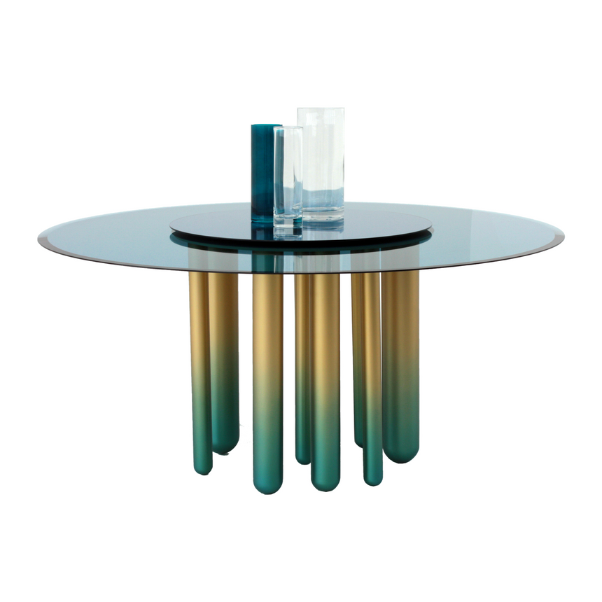 Round Glass Coffee Table | Casa Casati Discoteca | Italianfurniture.com