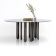 Round Glass Coffee Table | Casa Casati Discoteca | Italianfurniture.com