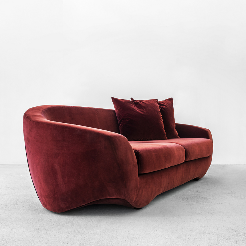 Velvet 3-Seater Sofa | Casa Casati Grande | Italianfurniture.com