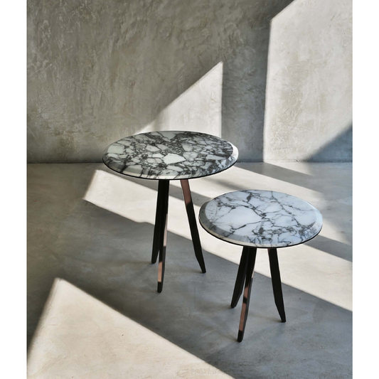 Round Marble Side Table I Casa Casati Mirage | Italianfurniture.com