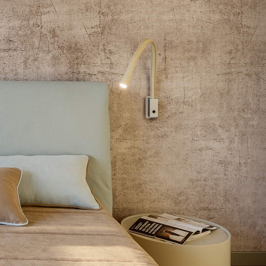 Flexible-Arm Wall Lamp | Contardi Flexiled | Italianfurniture.com