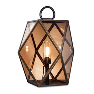 Geometrical Glass Outdoor Lantern | Contardi Muse | Italianfurniture.com