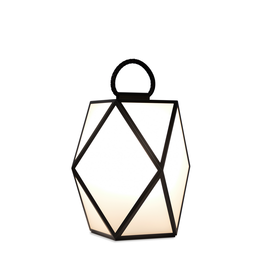 Geometrical Glass Outdoor Lantern | Contardi Muse | Italianfurniture.com