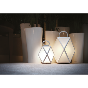 Geometrical Glass Outdoor Lantern | Contardi Muse | Italianfurniture.com