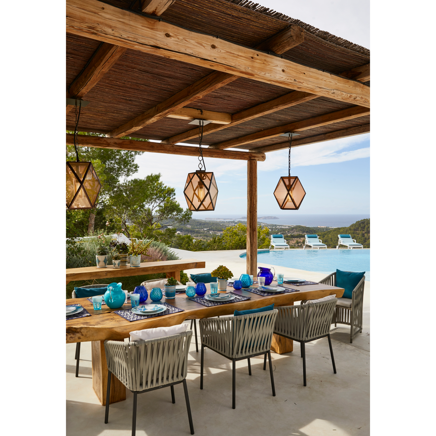 Geometrical Outdoor Hanging Lamp | Contardi Muse | Italianfurniture.com