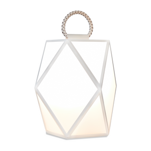 Geometrical Rechargeable Outdoor Lantern | Contardi Muse | Italianfurniture.com