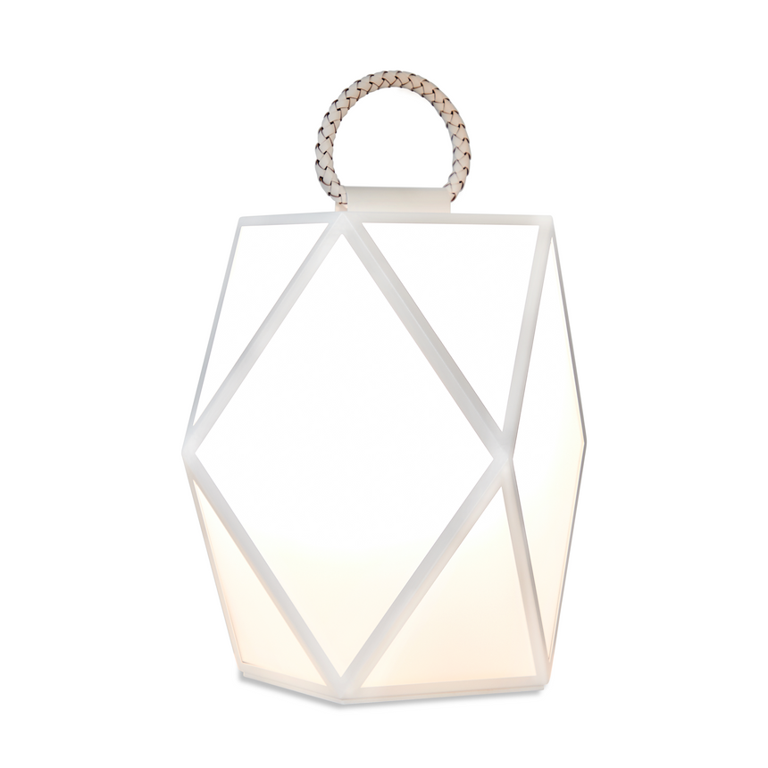 Geometrical Rechargeable Outdoor Lantern | Contardi Muse | Italianfurniture.com