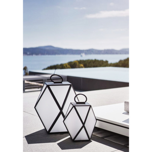 Geometrical Rechargeable Outdoor Lantern | Contardi Muse | Italianfurniture.com