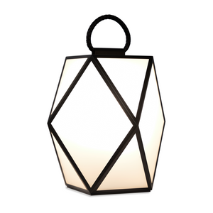 Geometrical Rechargeable Outdoor Lantern | Contardi Muse | Italianfurniture.com