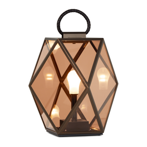 Rechargeable Amber Outdoor Lantern | Contardi Muse | Italianfurniture.com