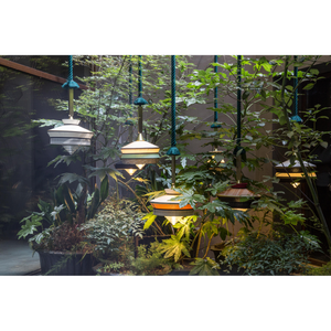 Geometric Patterned Outdoor Hanging Lamp | Contardi Calypso | Italianfurniture.com