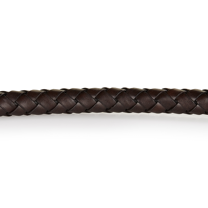 Braided Leather Wall Lamp | Contardi G+T | Italianfurniture.com