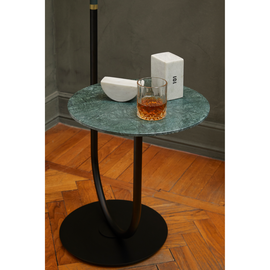 Printed Fabric Table Floor Lamp | Contardi Calypso | Italianfurniture.com