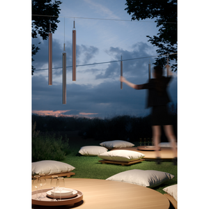 Tubular Outdoor Hanging Lamp | Contardi Tenebra | Italianfurniture.com