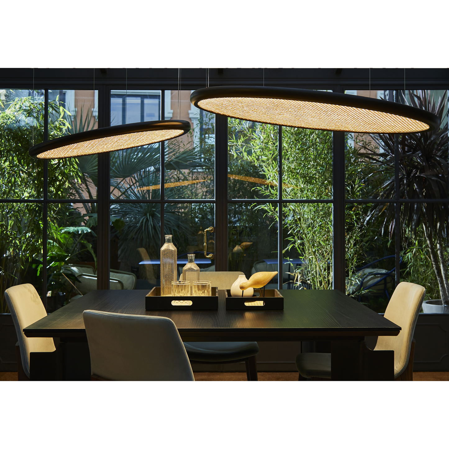 Oval Pendant Lamp | Contardi Bogota | Italianfurniture.com