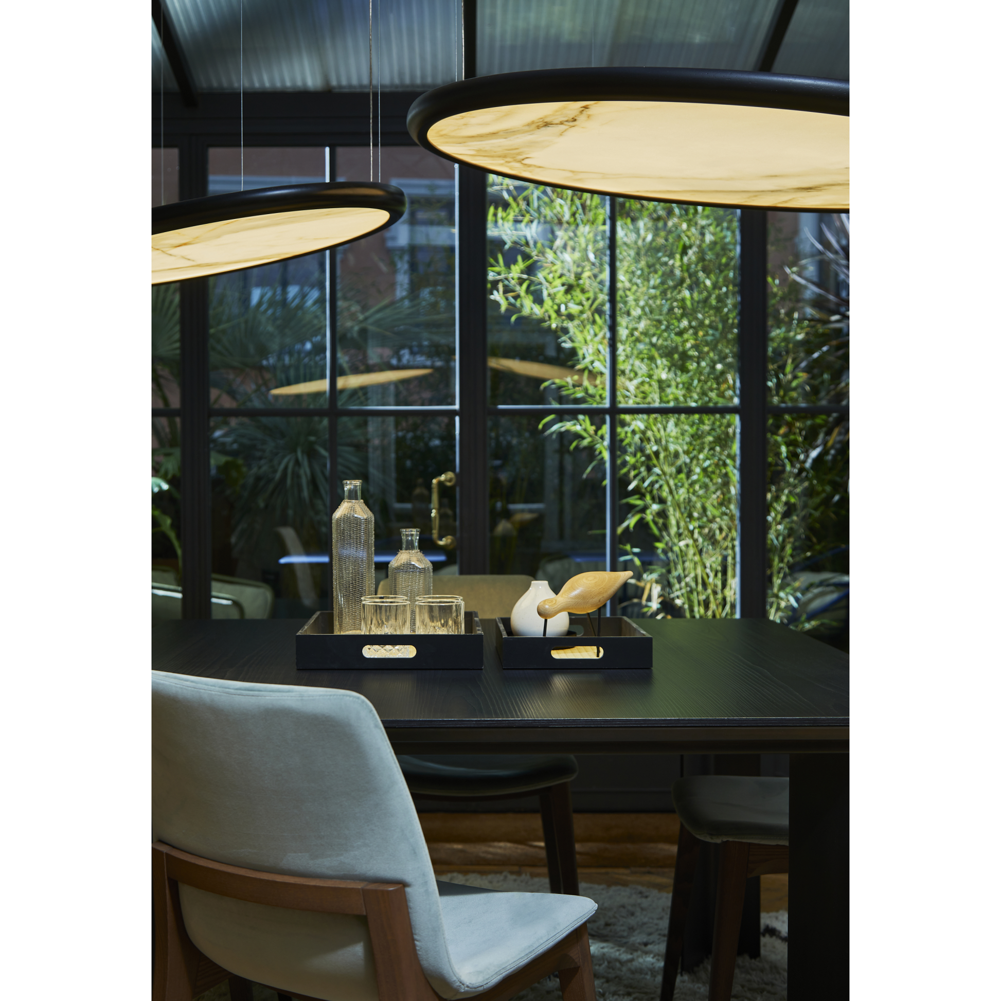 Oval Pendant Lamp | Contardi Bogota | Italianfurniture.com