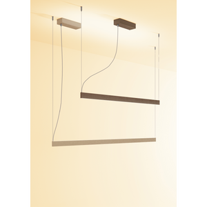 Metallic Bar Double Pendant Lamp | Contardi Fly | Italianfurniture.com