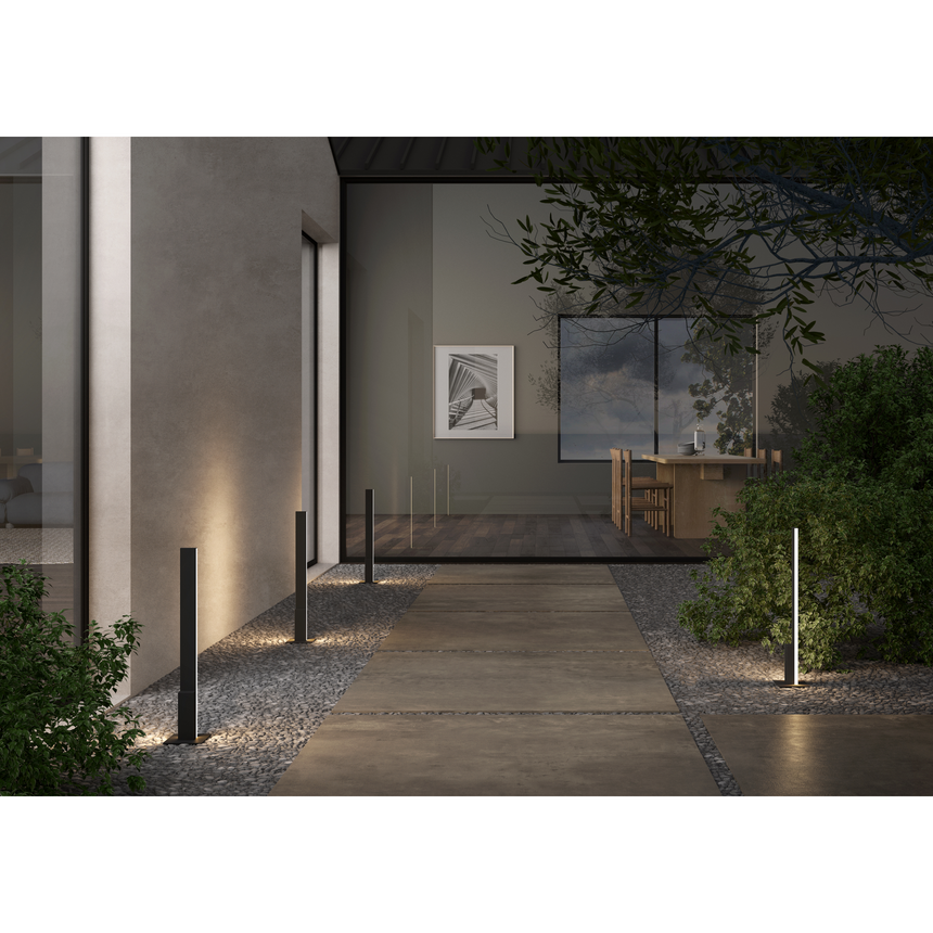 Metal Bar Outdoor Floor Lamp | Contardi Fly | Italianfurniture.com