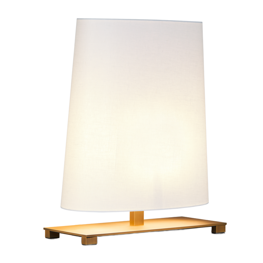 White Table LED Lamp | Contardi Ovale | Italianfurniture.com