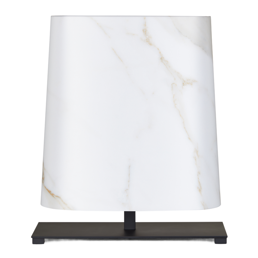 White Table LED Lamp | Contardi Ovale | Italianfurniture.com