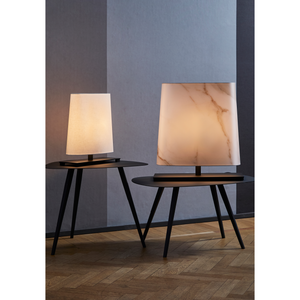 White Table LED Lamp | Contardi Ovale | Italianfurniture.com