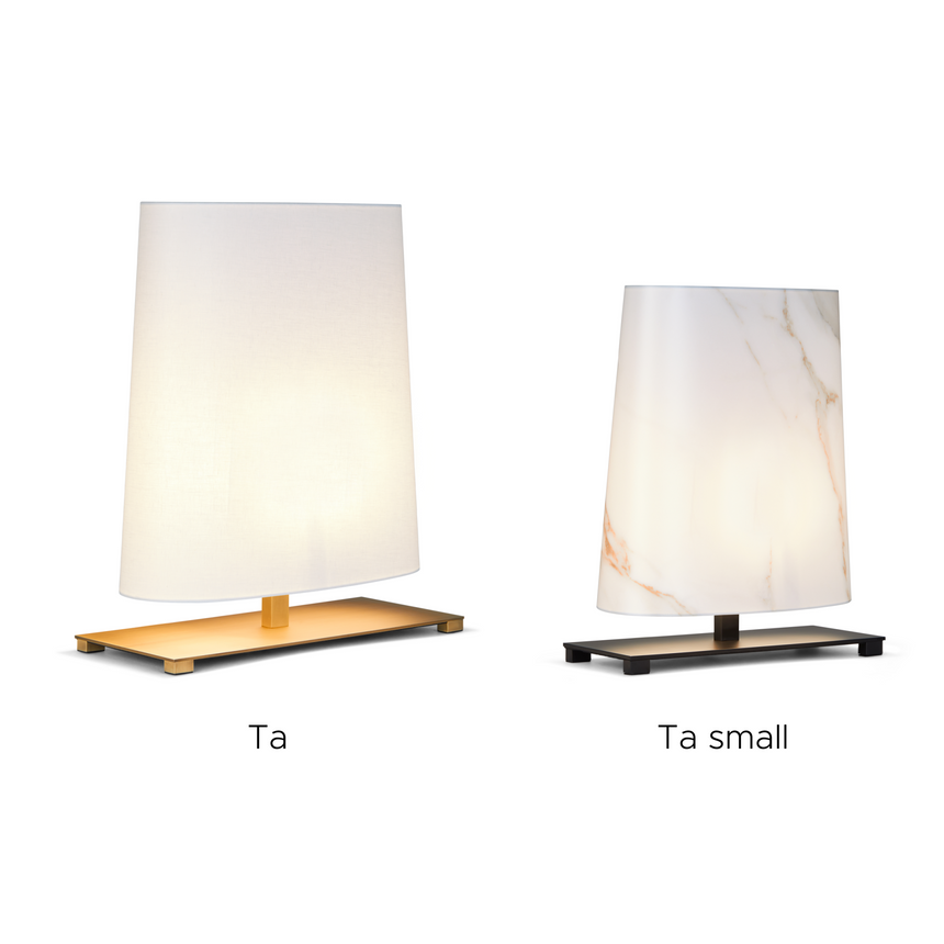 White Table LED Lamp | Contardi Ovale | Italianfurniture.com