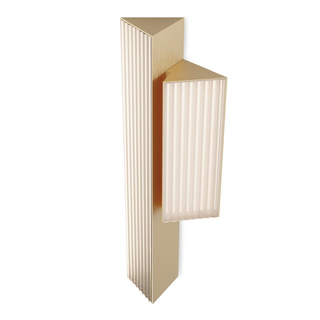 Ribbed Metal Double Wall Lamp | Contardi Stick | Italianfurniture.com