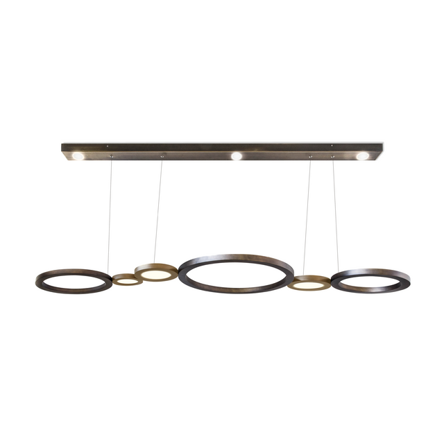 Connected Rings Hanging Lamp | Contardi Vegas | Italianfurniture.com
