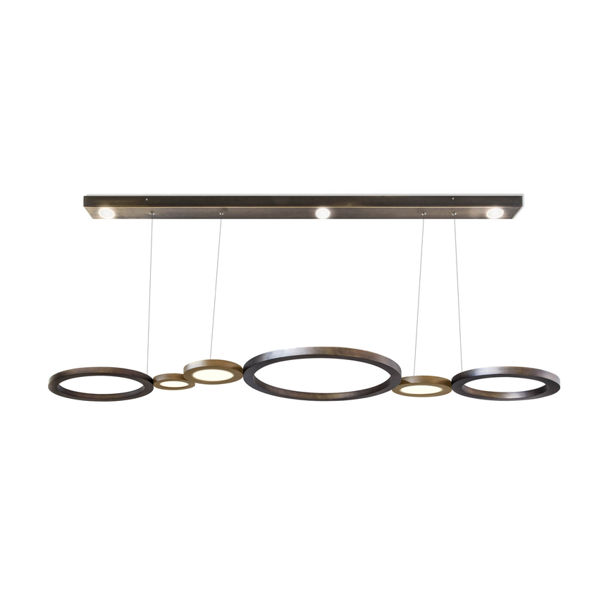 Connected Rings Hanging Lamp | Contardi Vegas | Italianfurniture.com
