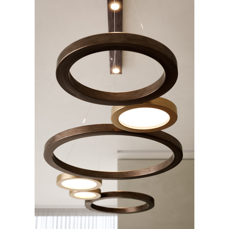 Connected Rings Hanging Lamp | Contardi Vegas | Italianfurniture.com