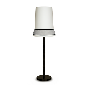 Velvet Trimmed Floor Lamp | Contardi Audrey | Italianfurniture.com