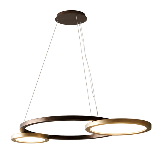 Overlapped Rings Pendant Lamp | Contardi Eclisse 2.0 | Italianfurniture.com