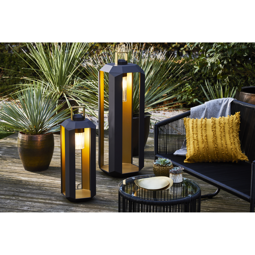 Metal Framed Outdoor Lantern | Contardi Cube | Italianfurniture.com