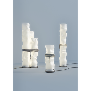 White Tubular Table Lamp | Contardi Baggy | Italianfurniture.com